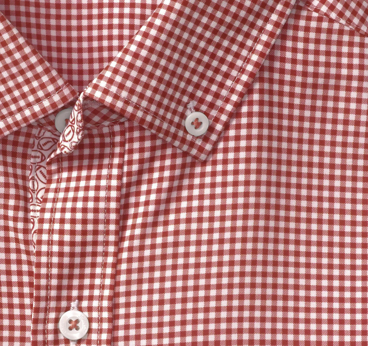 Game Day XC+™ Long-Sleeve Gingham Shirt - Red