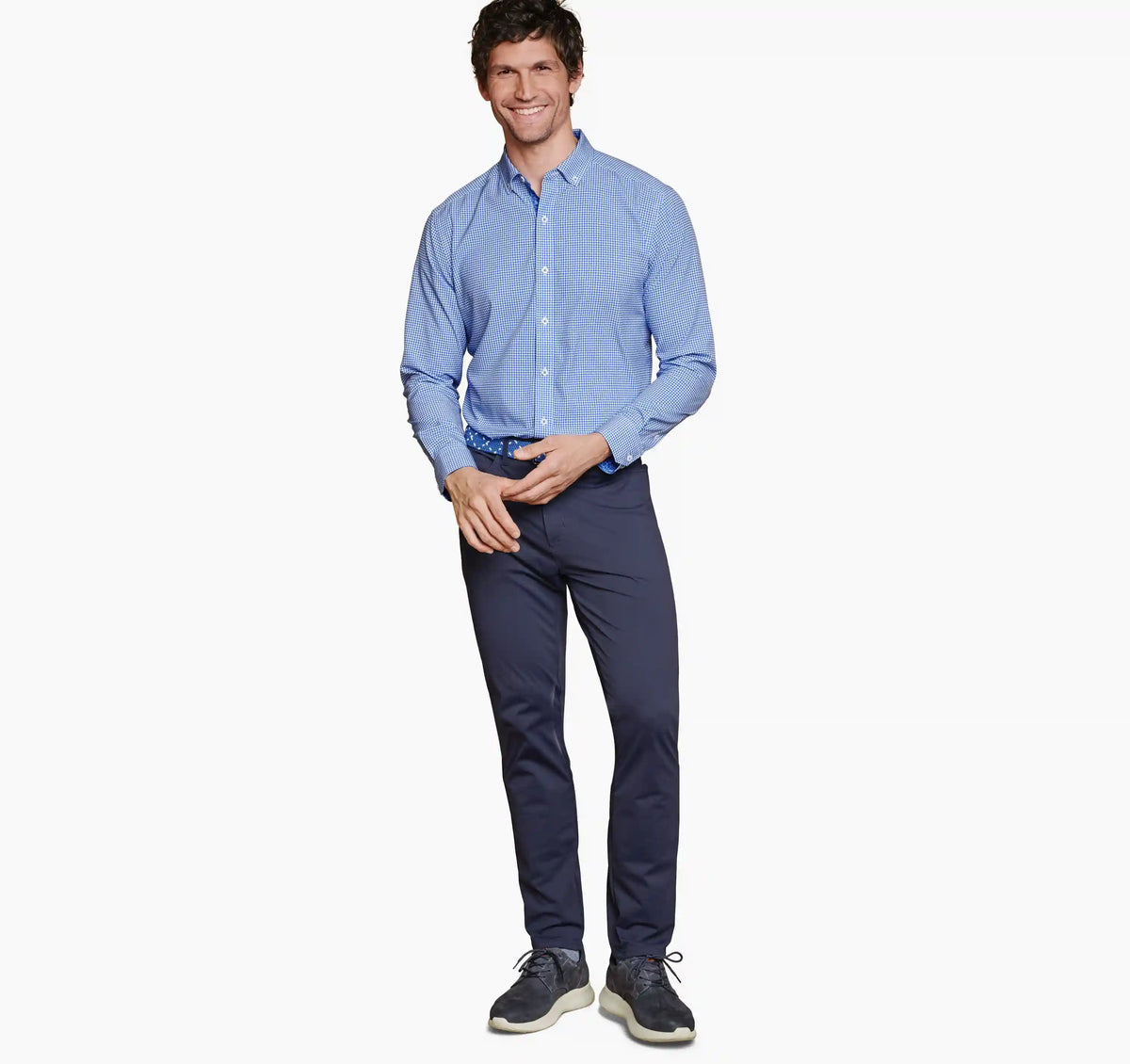 Game Day XC+™ Long-Sleeve Gingham Shirt - Royal