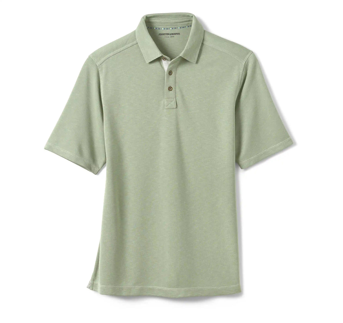 Vintage Slub Polo - Sage