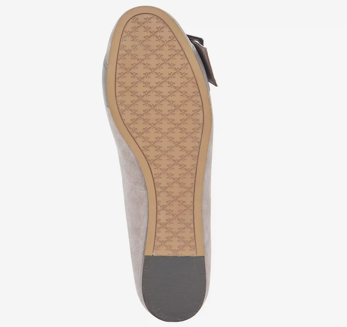 Claire Belted Flat - Taupe Kid Suede/Glove Leather