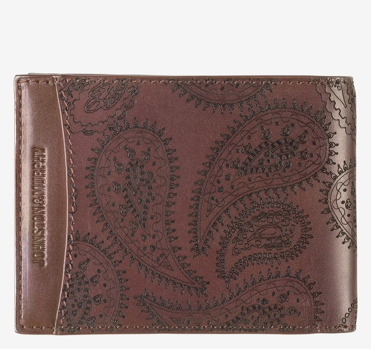 Dress Paisley Billfold Wallet - Mahogany