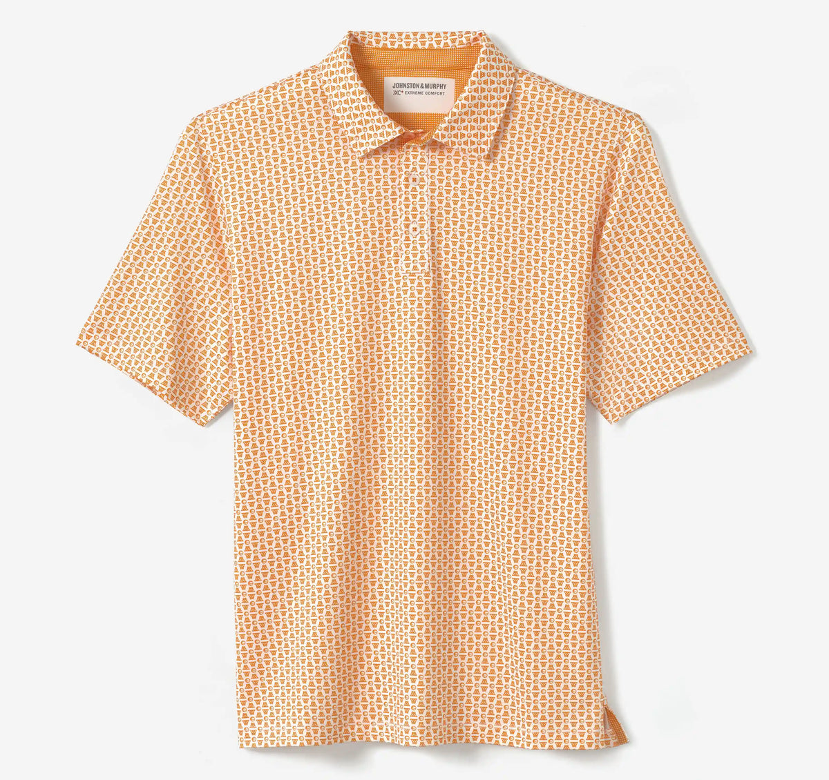 Game Day XC+™ Basketball Print Polo - Orange