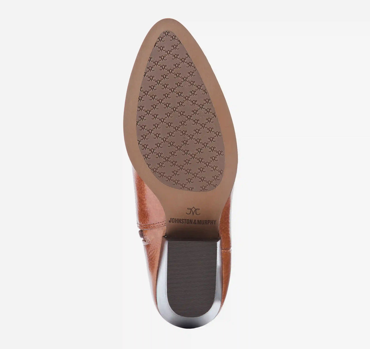 Tristen Western Bootie - Cognac Waterproof Full Grain