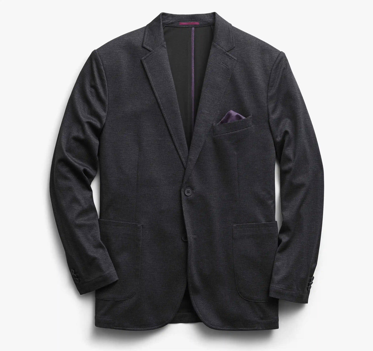 XC Flex® Pinnacle Knit Blazer - Black Mini Grid