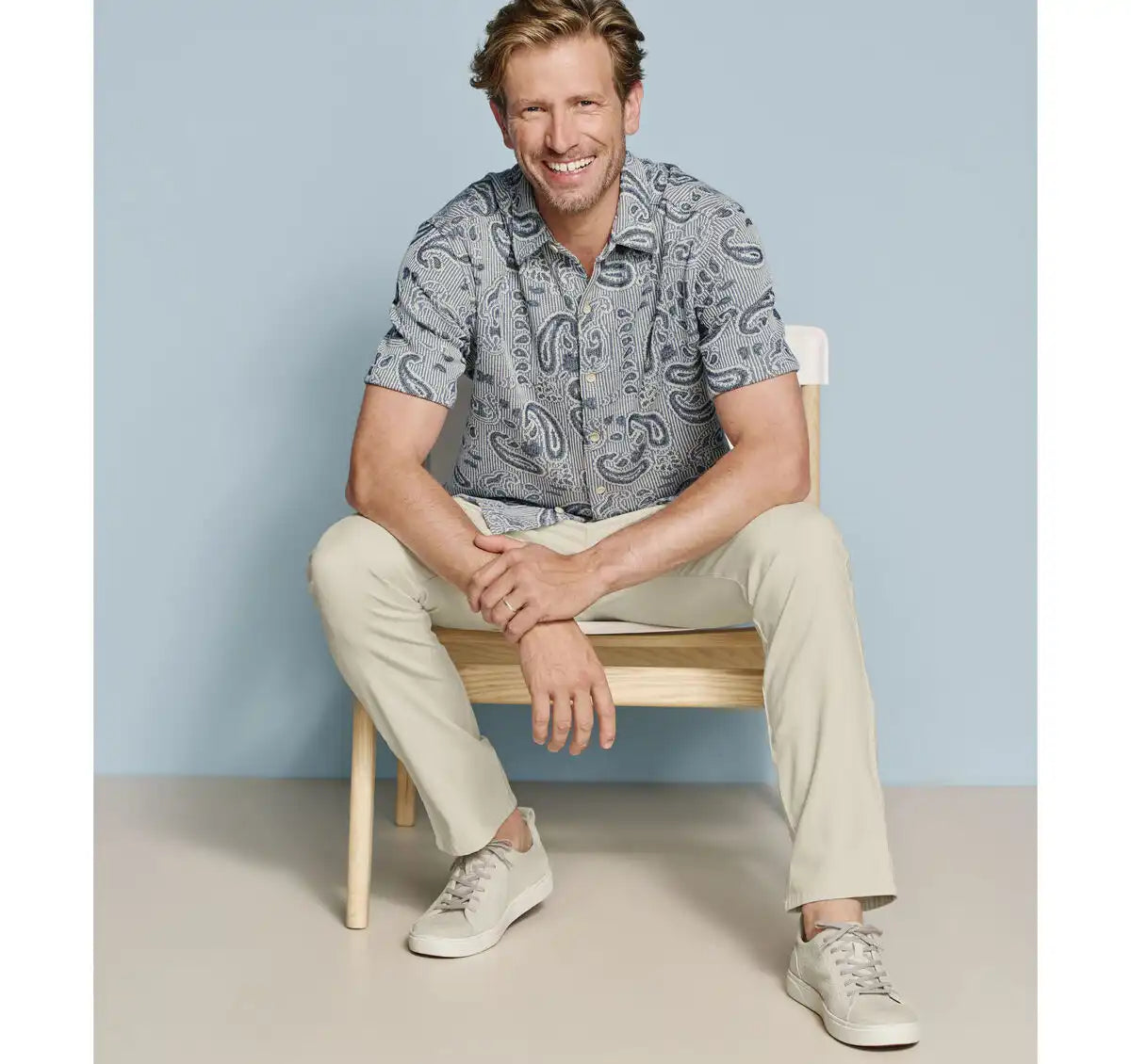 Linden Textured Short-Sleeve Shirt
