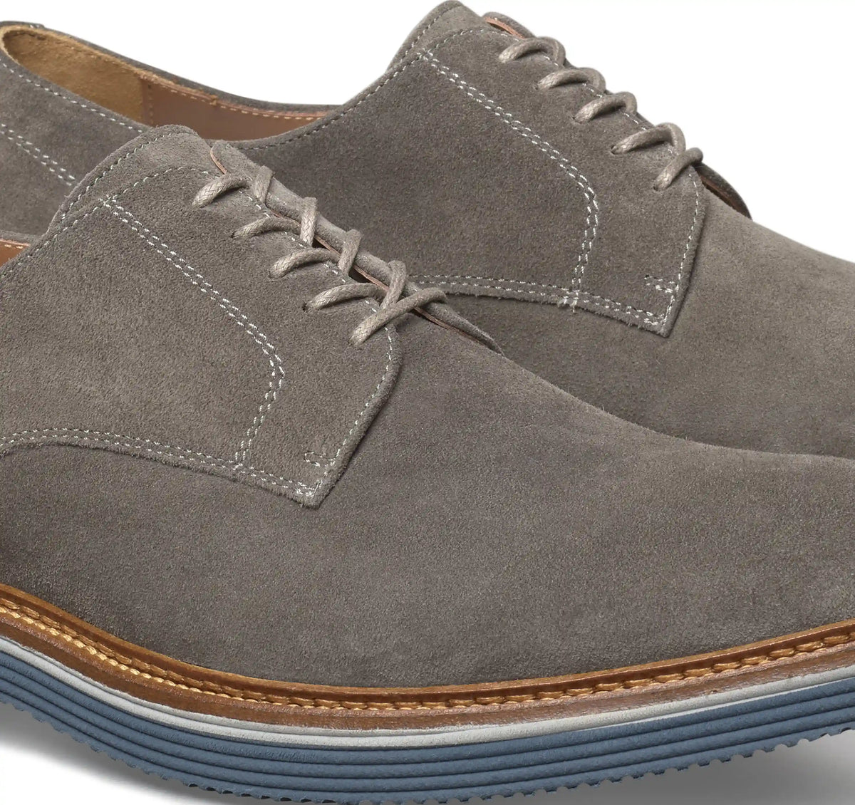 Jenson Plain Toe - Gray Italian Suede