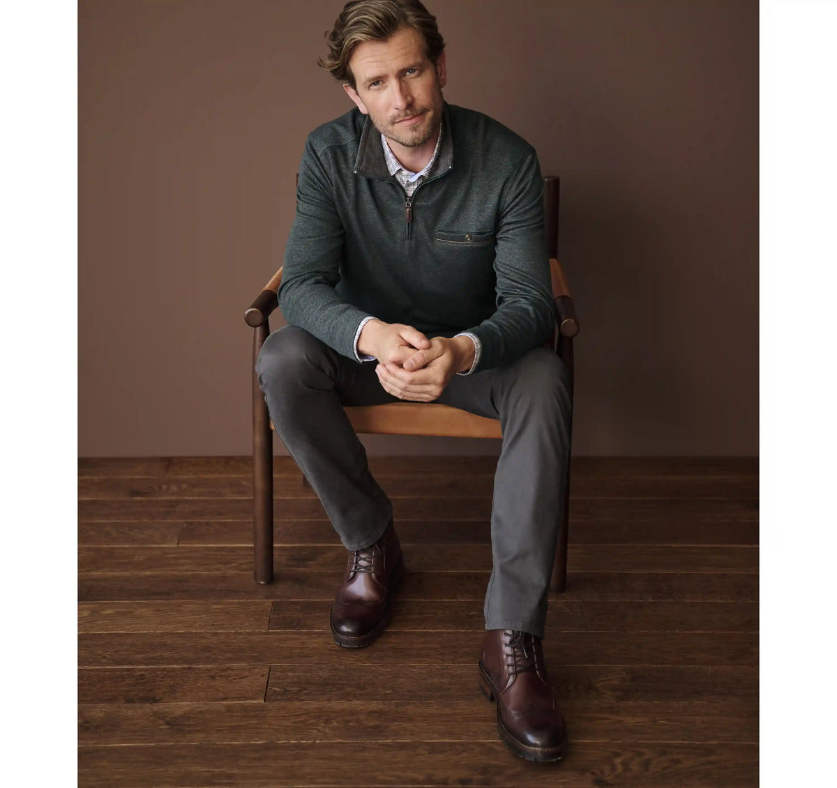 Merritt Quarter-Zip - Green