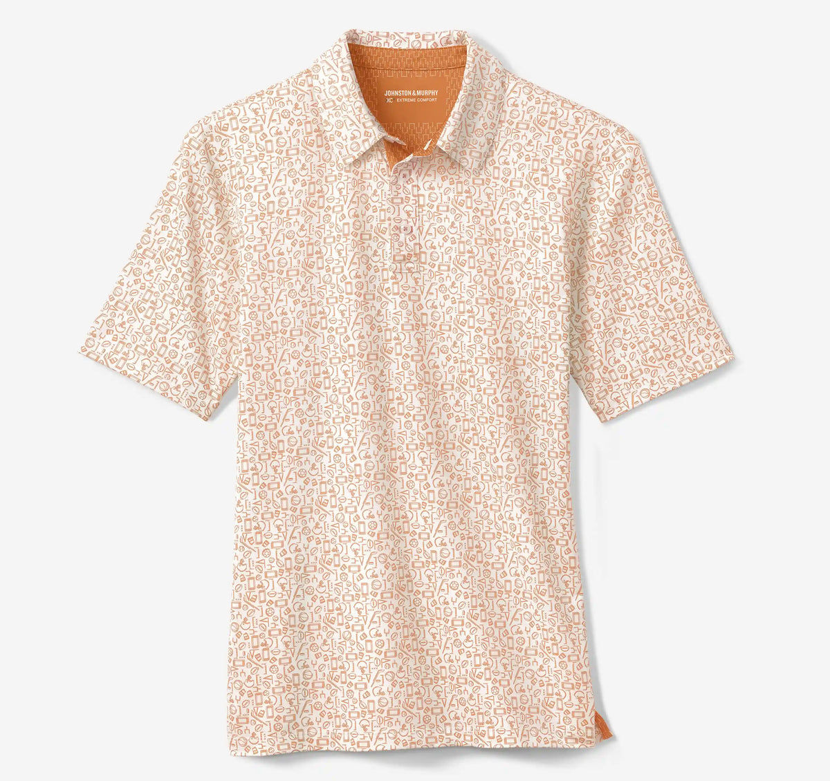 Game Day XC+™ Multi-Sport Print Polo - Orange