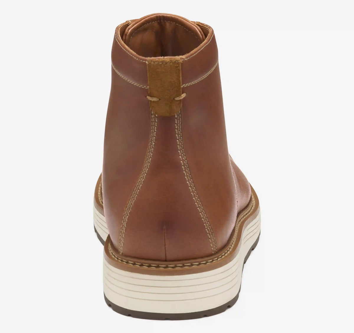 Upton Lug Plain Toe Boot - Tan Oiled Full Grain Leather