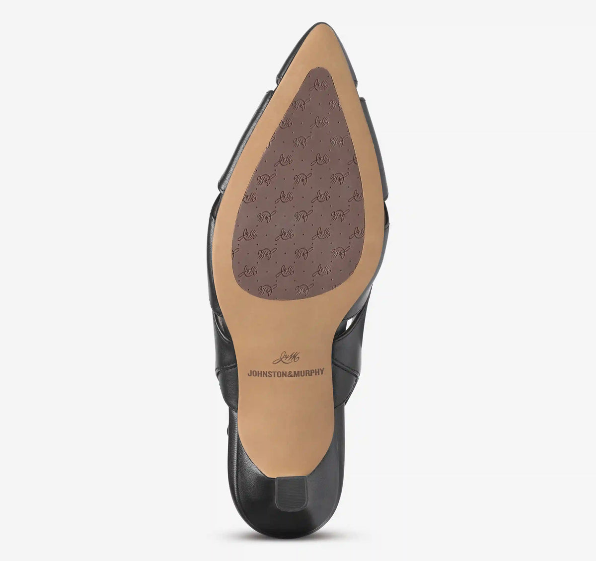 Lindsey Cut-Out Slingback - Black Glove Leather