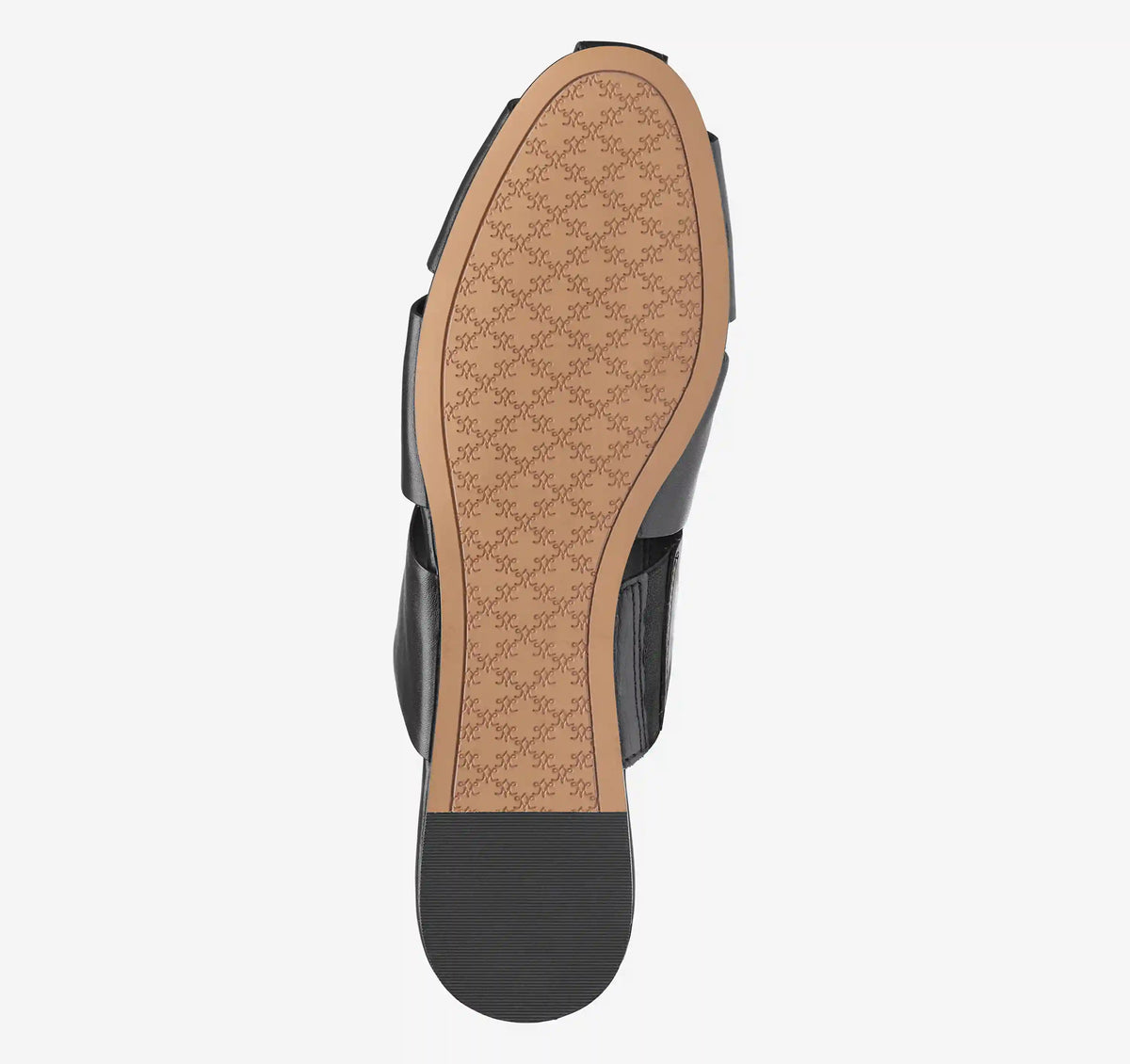 Claire Fisherman Mule - Black Nappa Leather