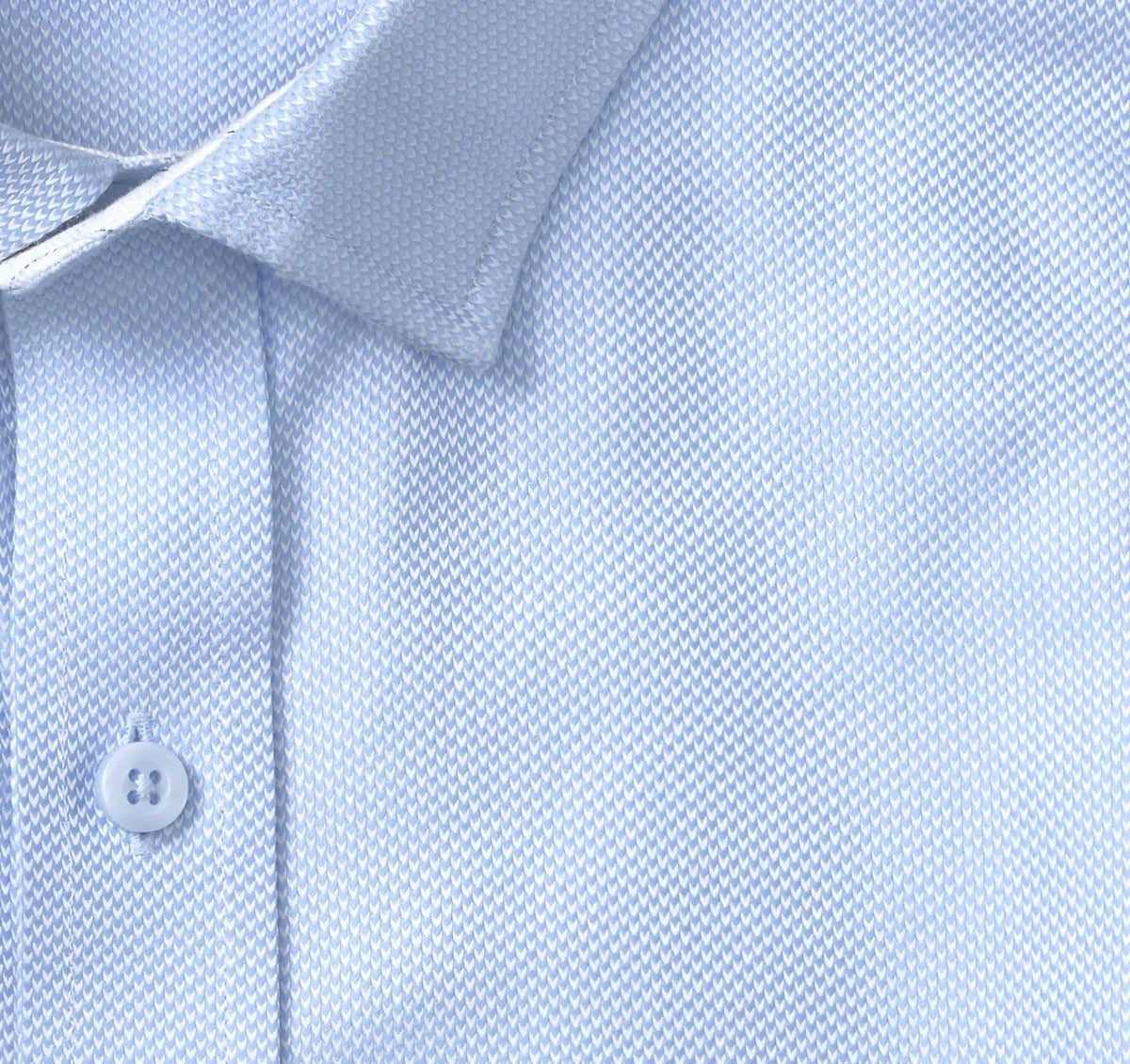 Ovation Non-Iron Dress Shirt - Blue Solid Birdseye