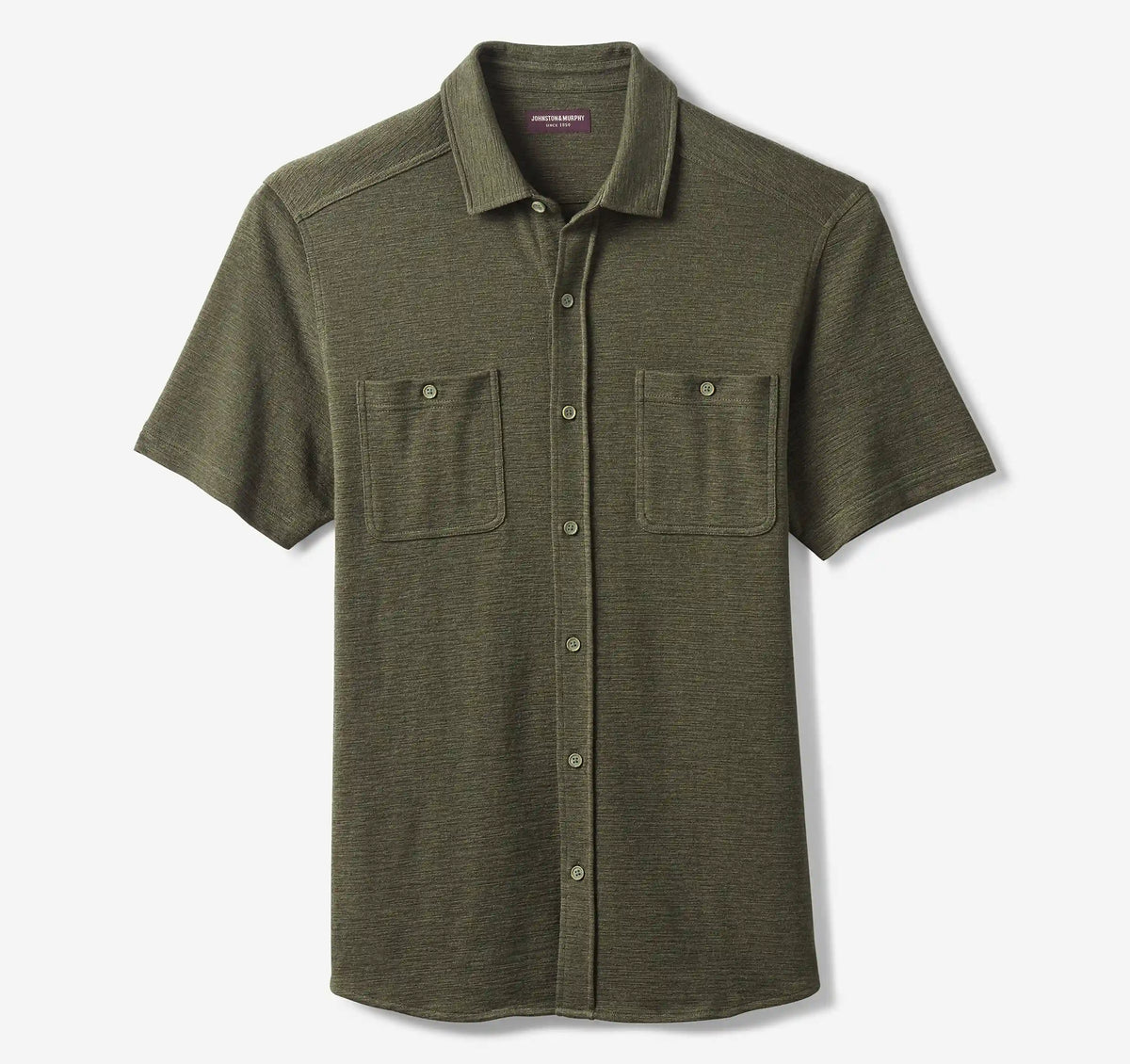 Riley Short-Sleeve Knit Shirt - Olive