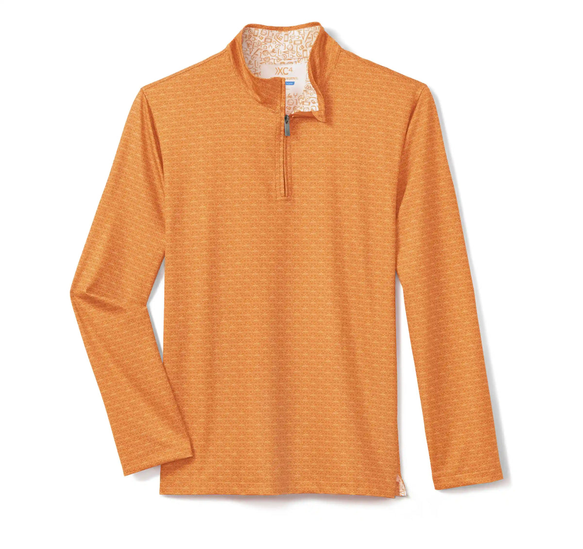 Game Day XC4® Plays Print Quarter-Zip - Orange