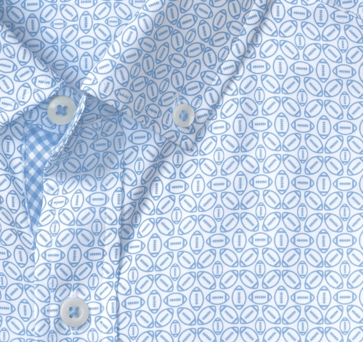 Game Day XC+™ Long-Sleeve Football Print Shirt - Light Blue