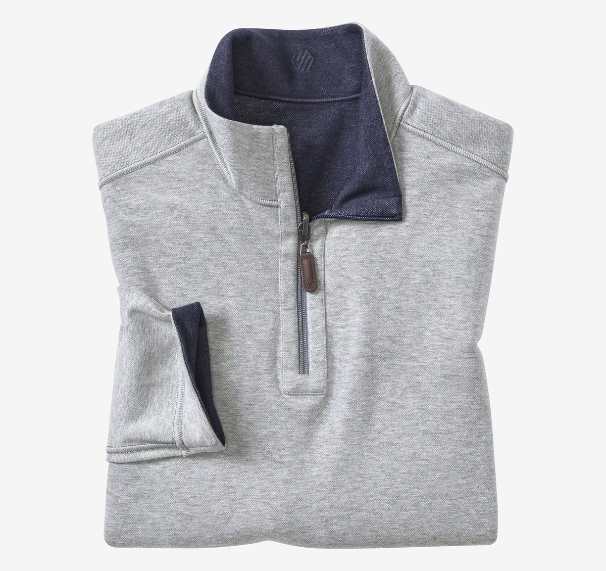 Icon Reversible Quarter-Zip - Navy/Storm