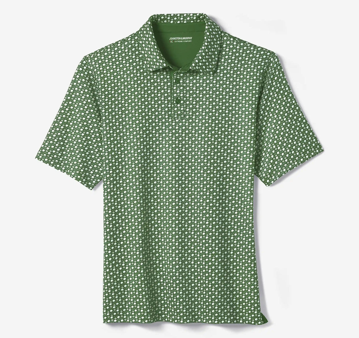 Game Day XC+™ Helmet-and-Football Print Polo - Green