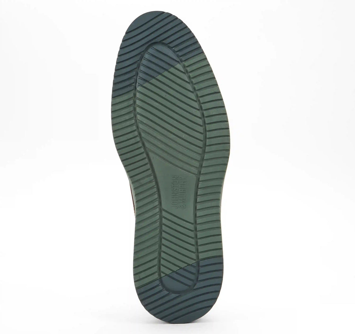 Upton Plain Toe - Tan Full Grain Leather/Green Sole