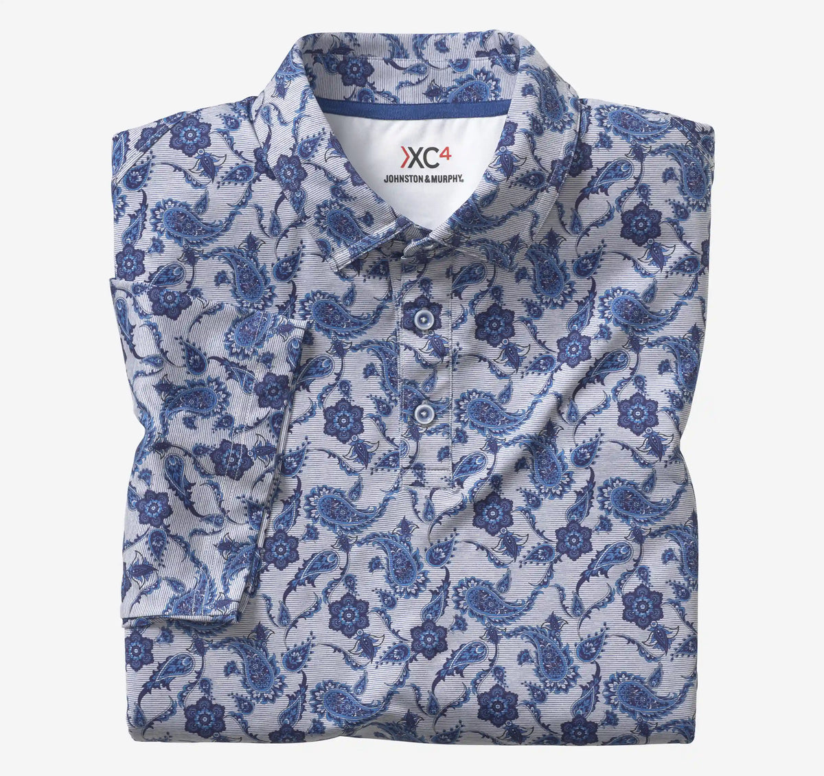XC4® Performance Polo - Navy Paisley