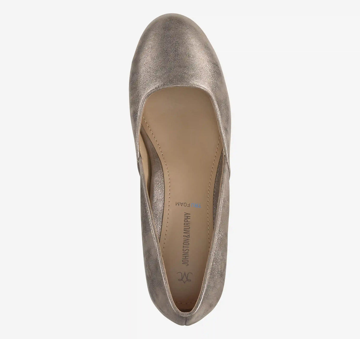 Sienna Pump - Taupe Italian Metallic Kid Suede