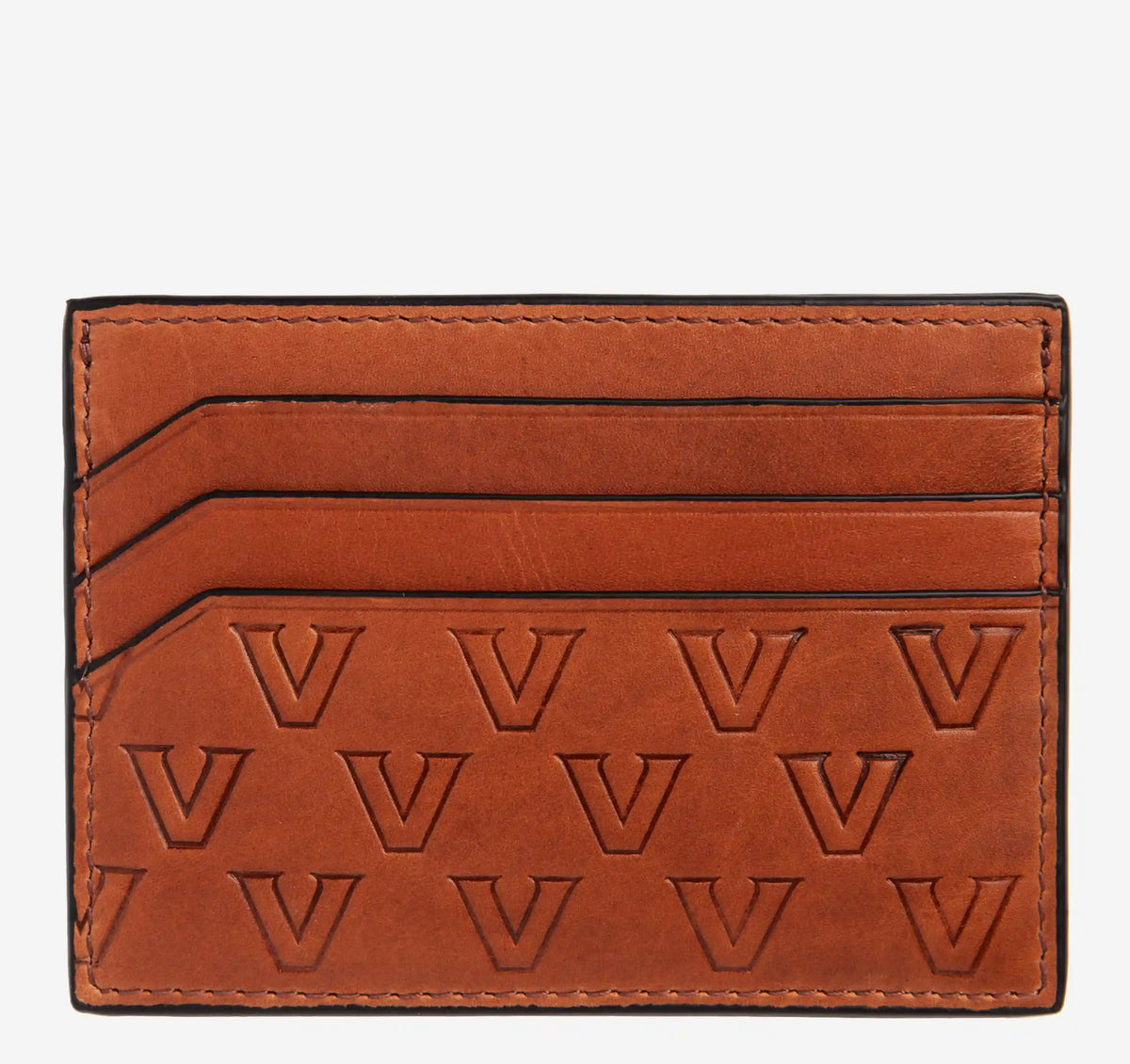 Collegiate Embossed Weekender Wallet - Vanderbilt University - Tan Full Grain