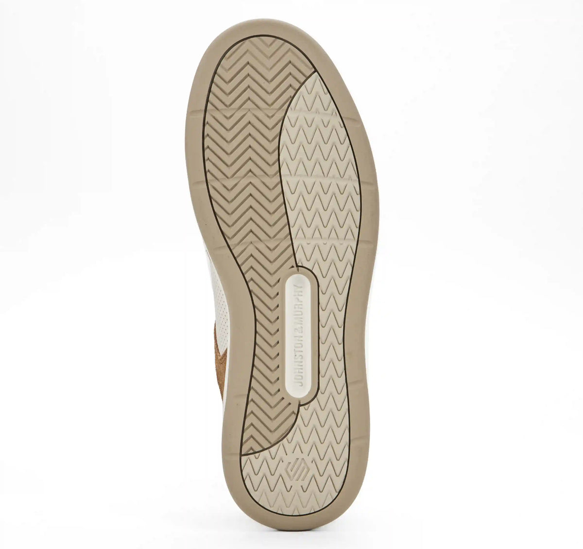 Dawson Moc Toe U-Throat - White Full Grain Leather/Taupe Suede