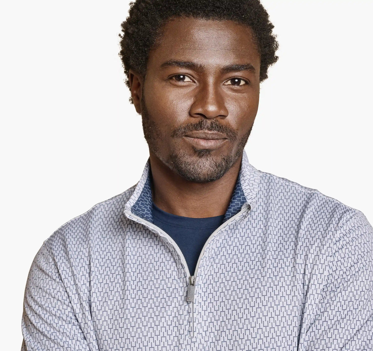Game Day XC+™ Goal Post Print Quarter-Zip - Navy