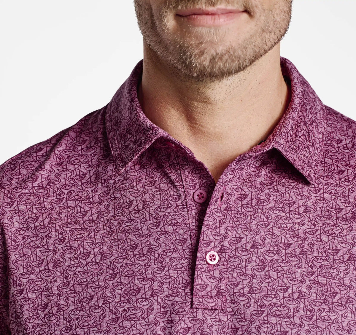 XC+™ Ace Performance Polo - Magenta Flamingo