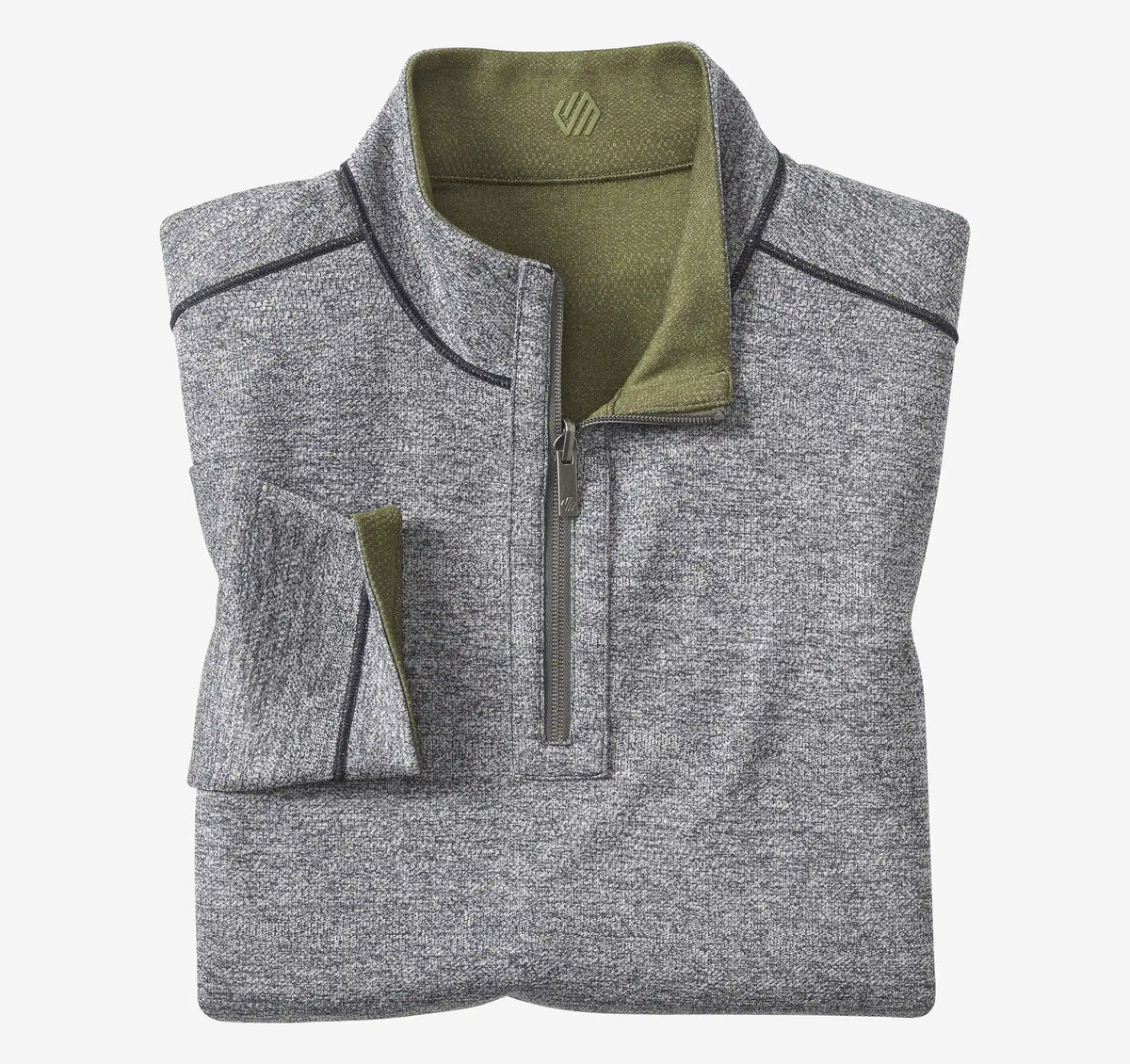XC+™ Fusion Reversible Quarter-Zip - Olive/Navy