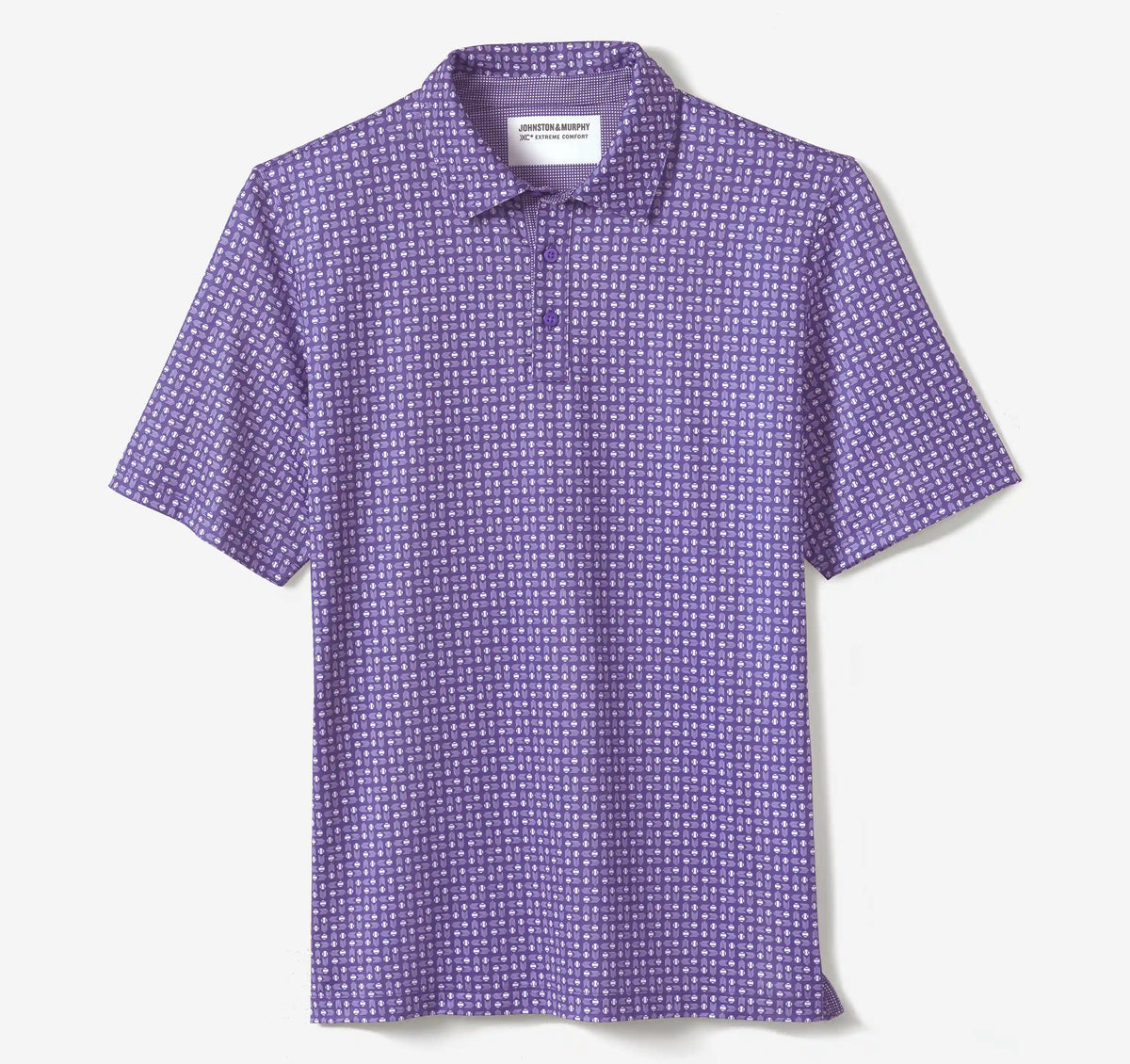Game Day XC+™ Baseball Print Polo - Purple