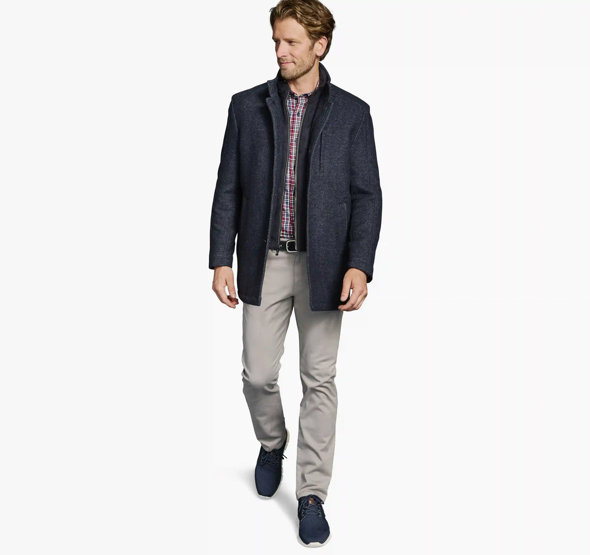 Upton Car Coat - Navy