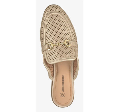 Ali Perfed Bit Mule - Sand Pearl Glove Leather
