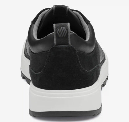 Lucas U-Throat - Black Full-Grain Leather/Suede
