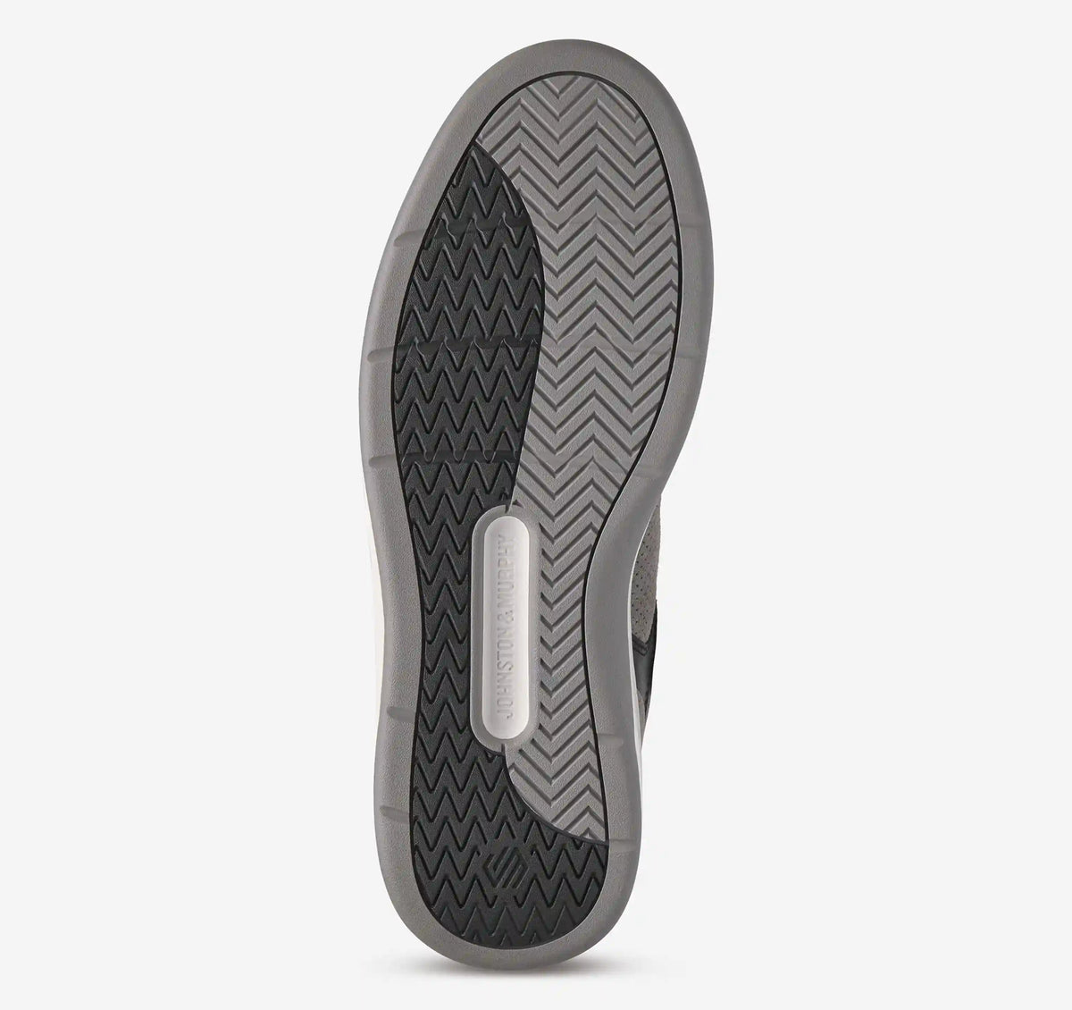 Dawson Moc Toe U-Throat - Gray Suede/Black Full-Grain Leather