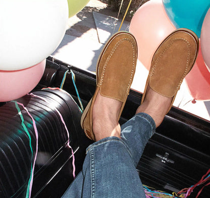 Upton Perfed Venetian Loafer - Snuff Nubuck