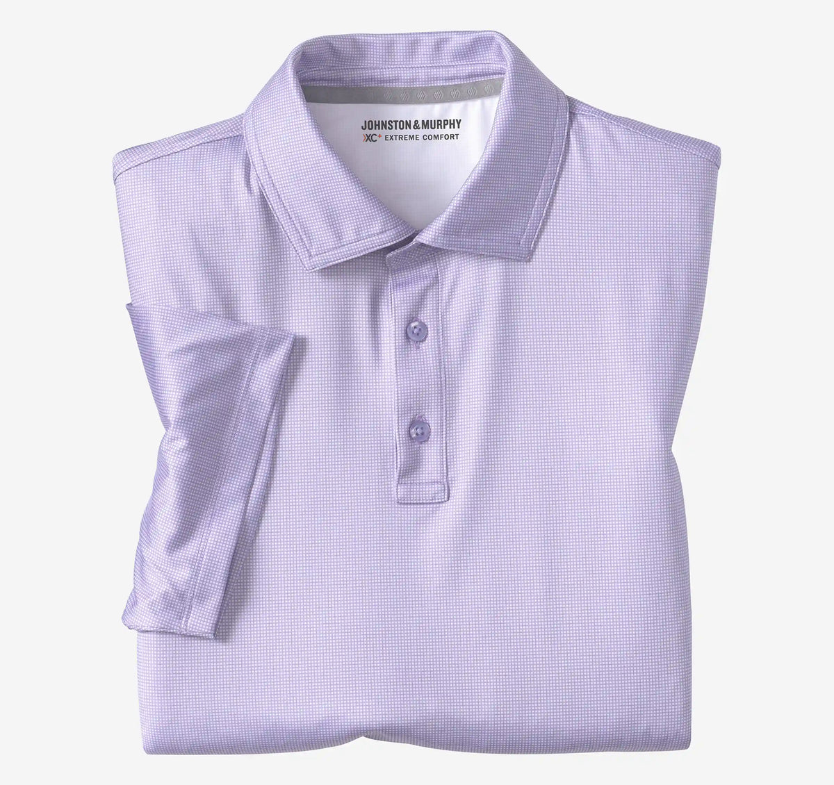 XC+™ Ace Performance Polo - Violet/White Gingham