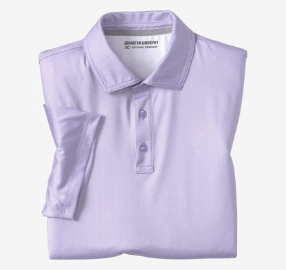 XC+™ Ace Performance Polo - Violet/White Gingham