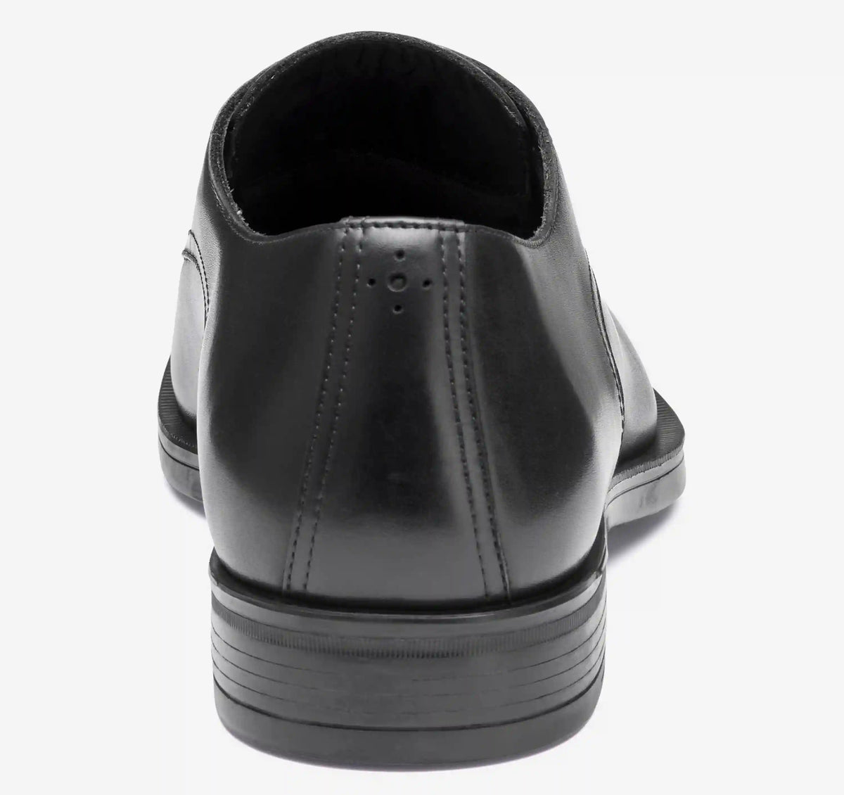 Conlin Plain Toe - Black Full-Grain Leather