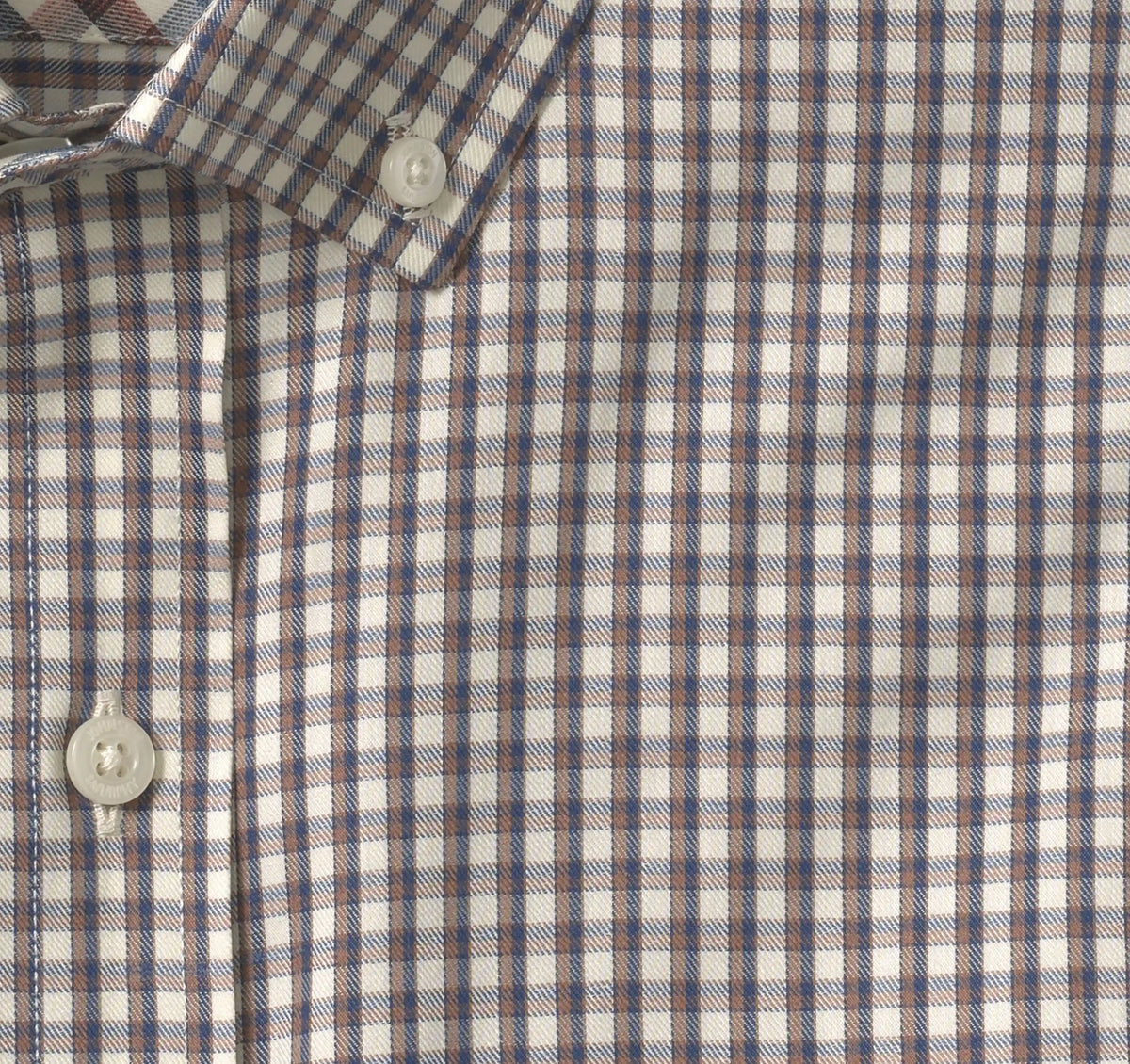 XC4® Sport Long-Sleeve Shirt - Brown Outlined Grid