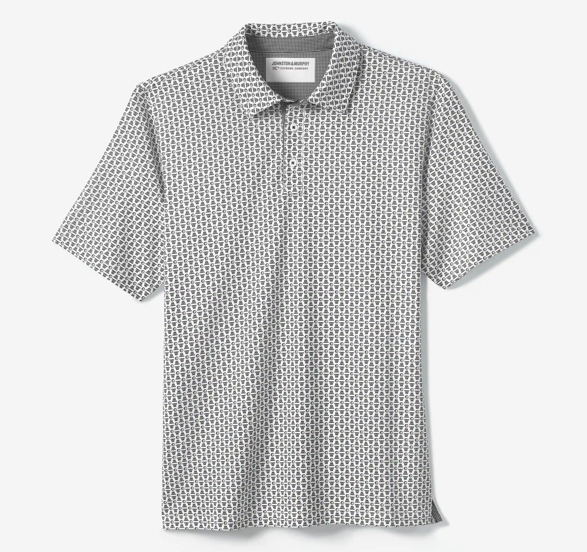 Game Day XC+™ Basketball Print Polo - Black