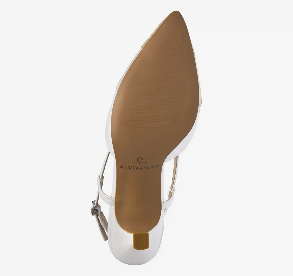 Lindsey Ring Slingback - White Mutli Glove Leather