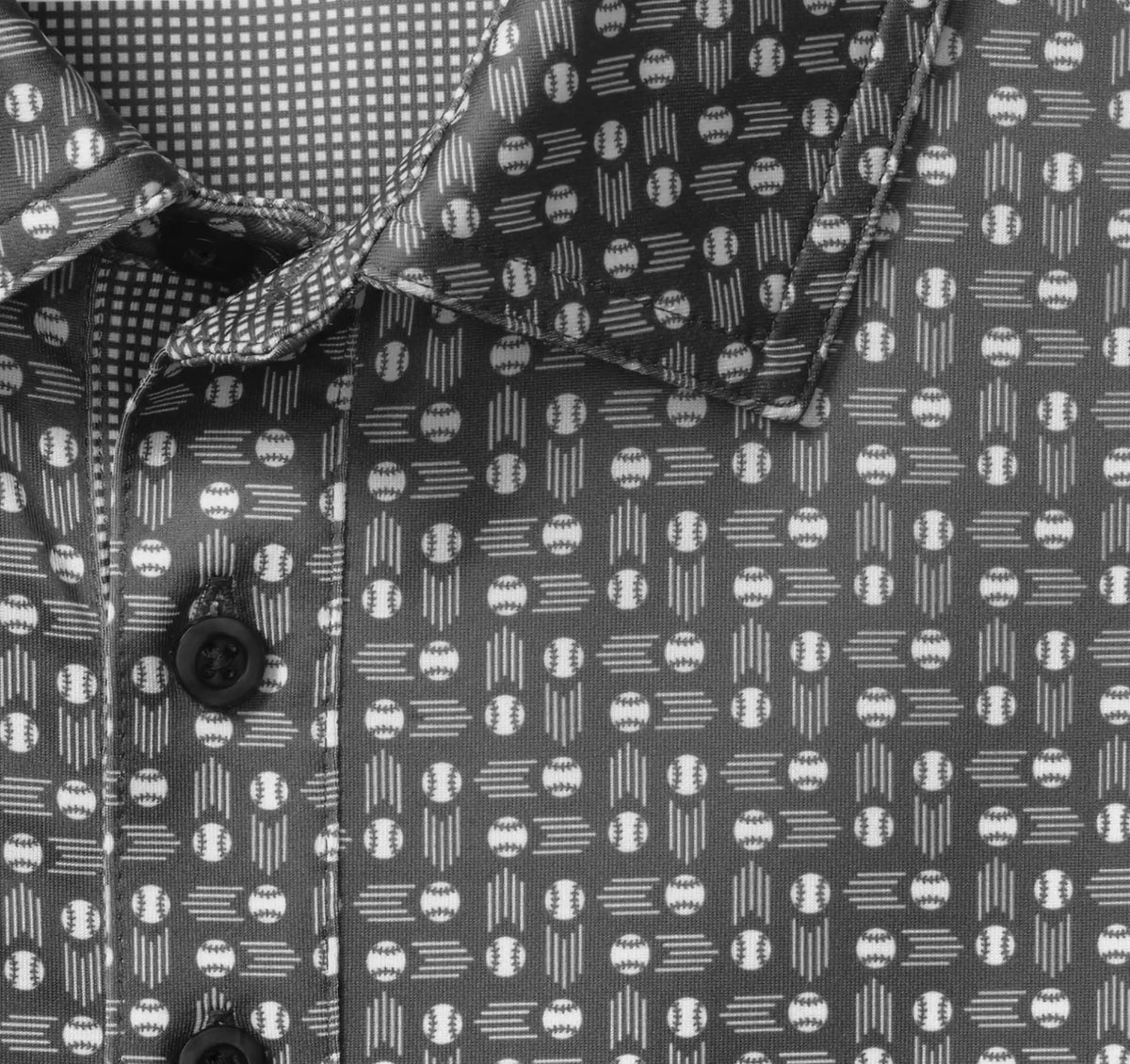 Game Day XC+™ Baseball Print Polo - Black