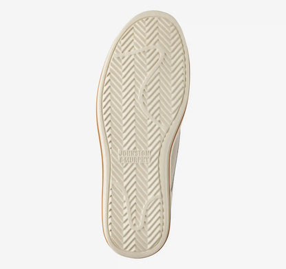 Bowling Moc Toe Venetian - Beige Embossed Nubuck