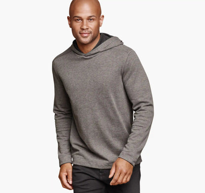 Icon Reversible Hooded Pullover - Gray/Black