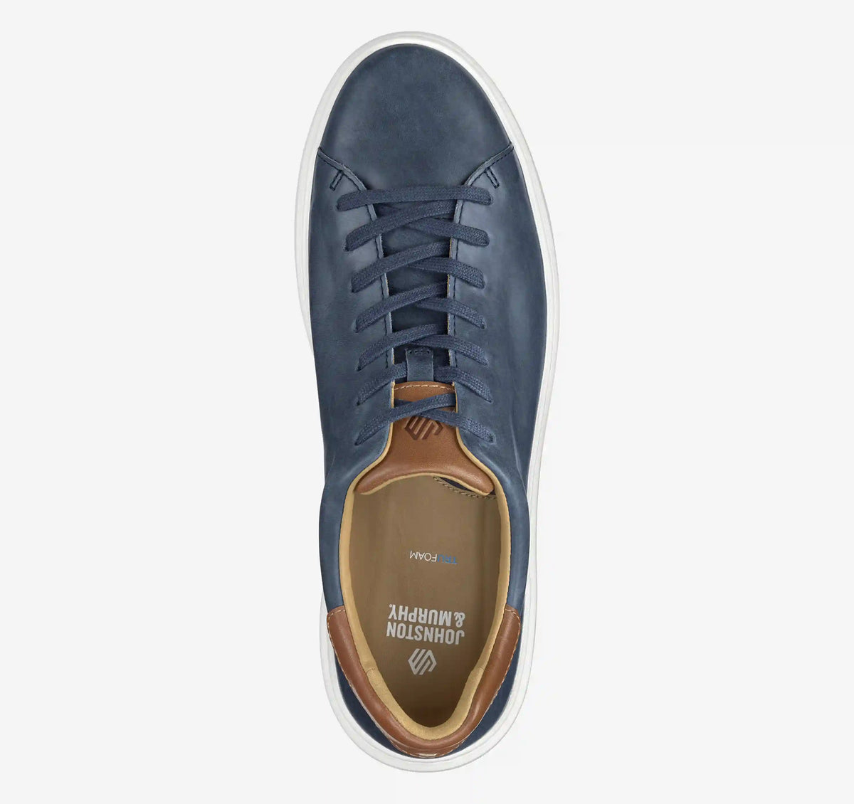 Anders Lace-To-Toe - Navy Full Grain