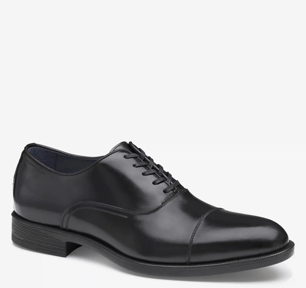 Flynch Cap Toe - Black Italian Calfskin