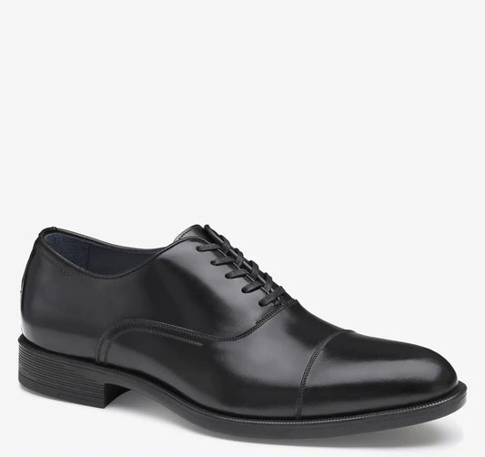 Flynch Cap Toe - Black Italian Calfskin