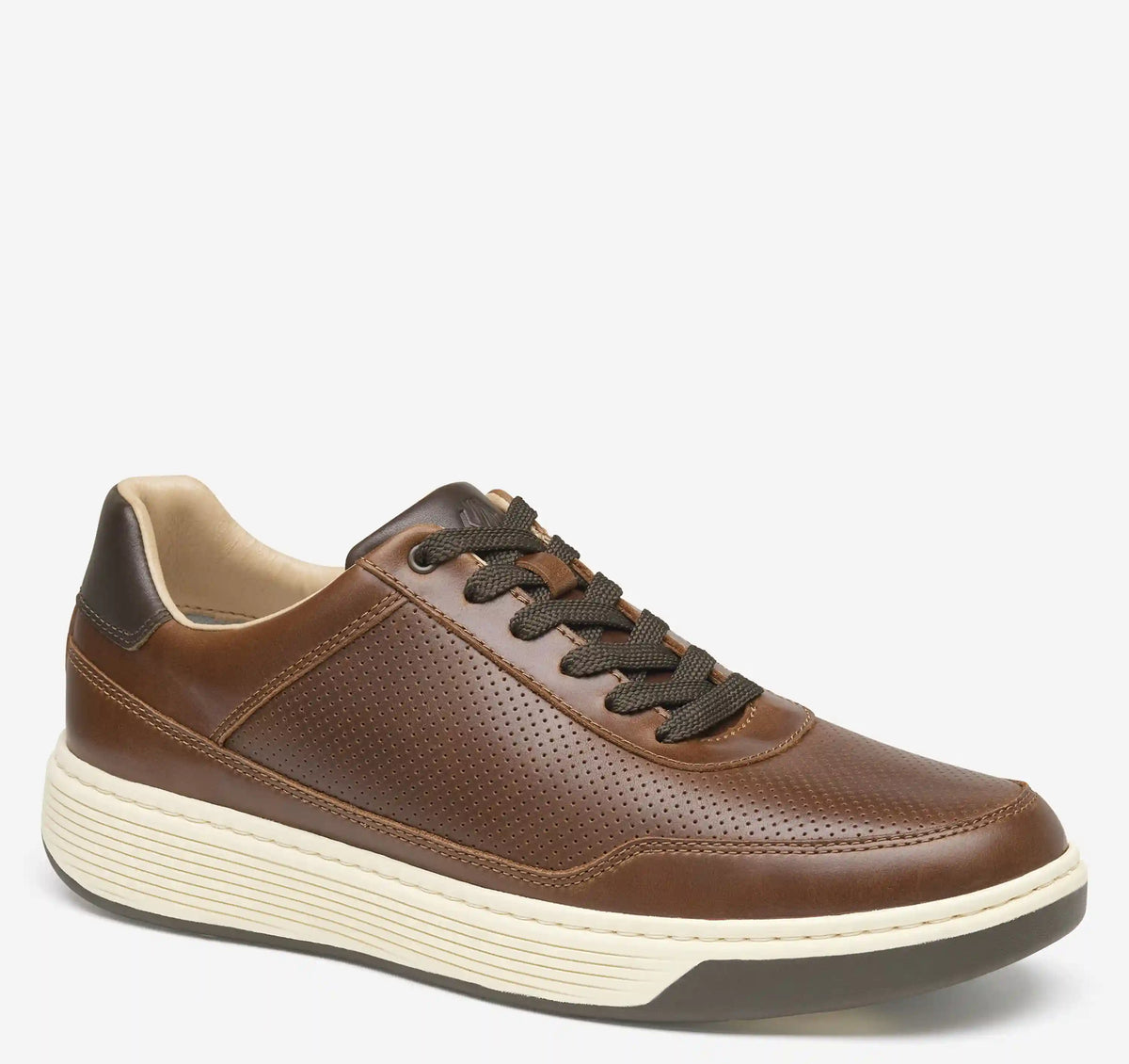Dawson Perfed U-Throat - Mahogany Full-Grain Leather