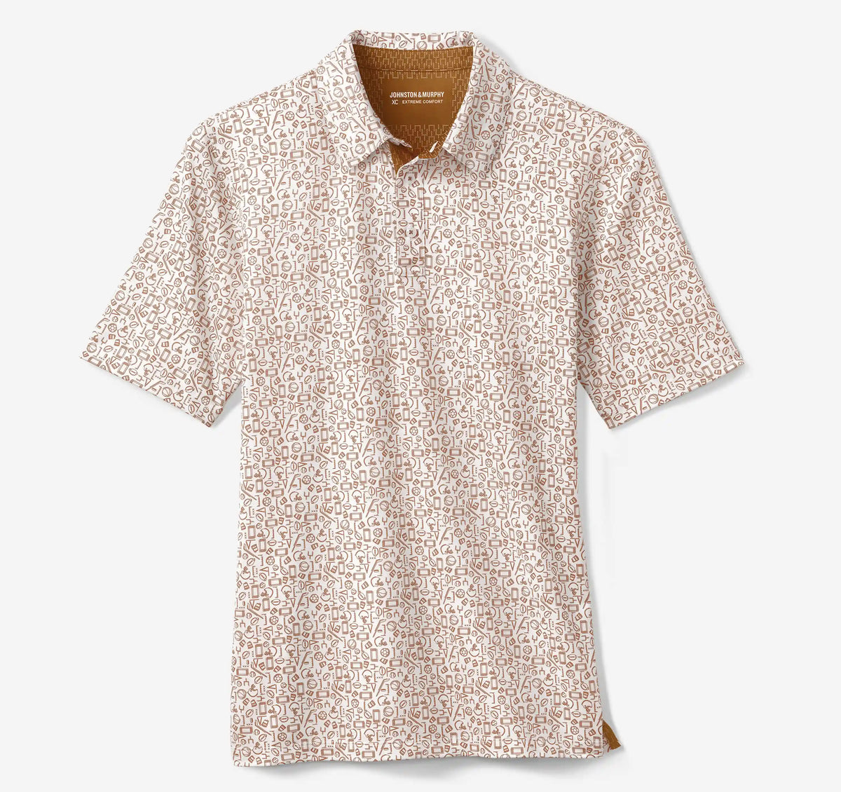 Game Day XC+™ Multi-Sport Print Polo - Rust