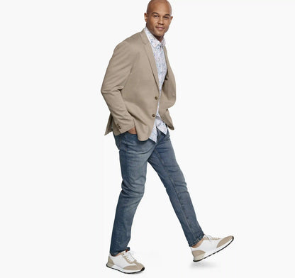 XC Flex® Pinnacle Knit Blazer - Tan Twill